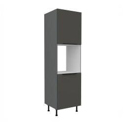 Vysoká skříňka pro vestavnou troubu Aria ANT 60 DP-210 2F Barva korpusu: Antracit, Barva dvířek: GR - Graphite AFM