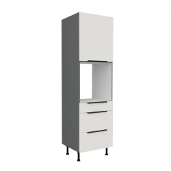 Vysoká skříňka pro vestavnou troubu Aria ANT 60 DPS-210 3S 1F - Premium Box Barva korpusu: Antracit, Barva dvířek: WH - Crystal white AFM