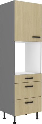 Vysoká skříňka pro vestavnou troubu Scandi 60 DPS-215 3S1F - Premium Box