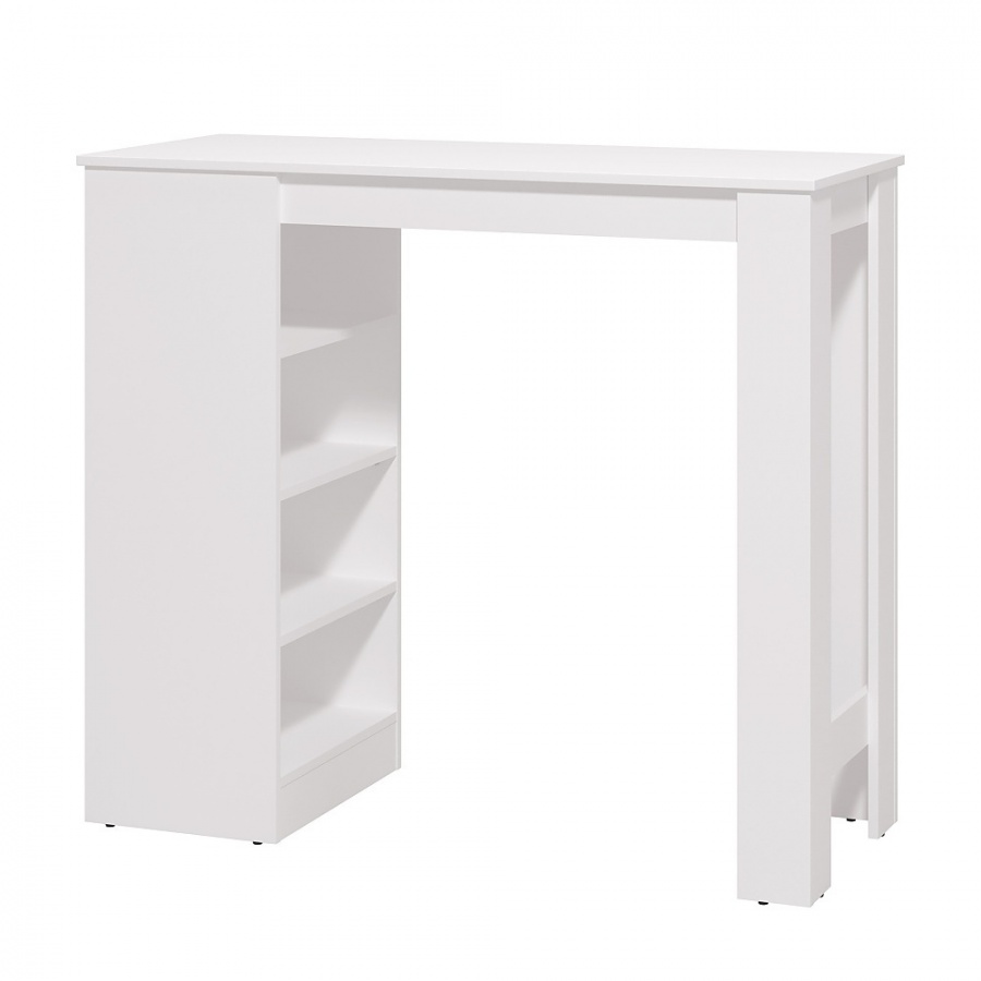 Vysoký barový pult lotta - bílá