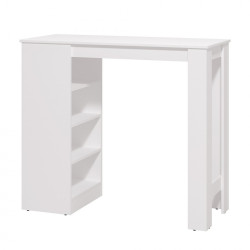 Vysoký barový pult lotta - bílá