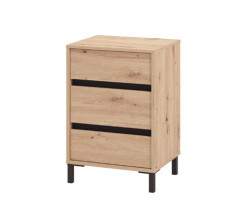 Vysoký noční stolek marianne - dub