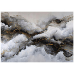 Wallarena FOTOTAPETA Mramor Abstraktní Šedá 200x140 cm