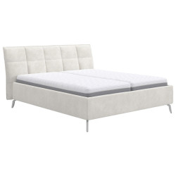 Welnova ČALOUNĚNÁ POSTEL, 180/200 cm, krémová