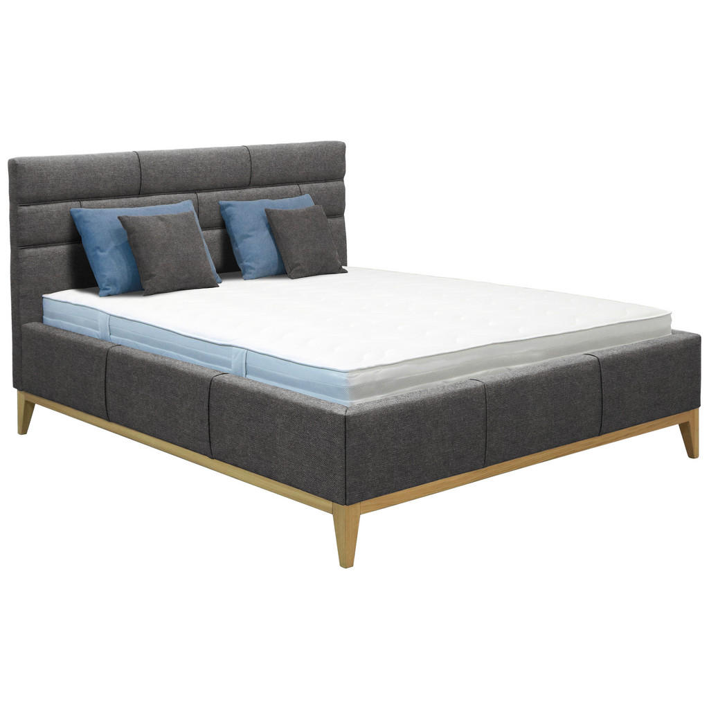 Welnova ČALOUNĚNÁ POSTEL, 180/200 cm, šedá