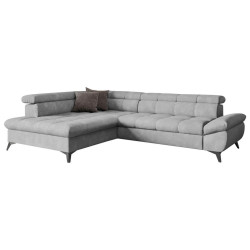 Welnova SEDACÍ SOUPRAVA, textil, šedá