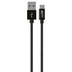 WG datový kabel USB-A TYPE-C 3A černý 100 cm