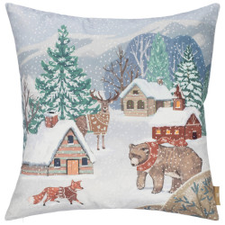 X-Mas POTAH NA POLŠTÁŘ 45/45 cm