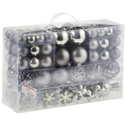 X-Mas SADA VÁNOČNÍCH KOULÍ 111dílné