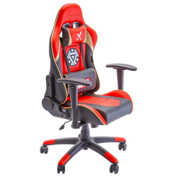 X Rocker HERNÍ ŽIDLE, červená, černá, bílá, barvy zlata