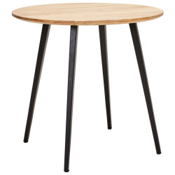 Xora JÍDELNÍ STŮL, akácie, černá, barvy akácie, 80/80/76 cm