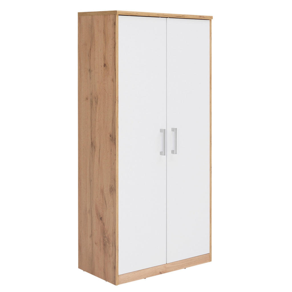 Xora KOMODA, bílá, dub wotan, 72/148/36 cm