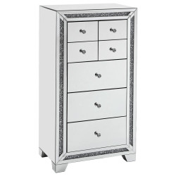 Xora KOMODA, barvy stříbra, 65,5/120/40,5 cm