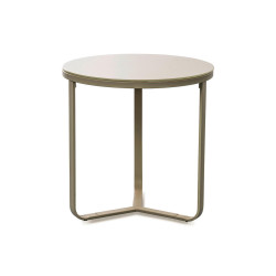 Xora KONFERENČNÍ STOLEK, krémová, kov, 50/50/50 cm