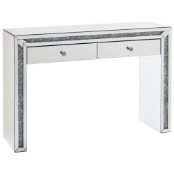 Xora KONZOLOVÝ STOLEK, barvy stříbra, 120/35/81 cm