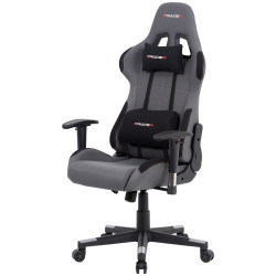 Xora OTOČNÁ ŽIDLE, mikrovlákno, šedá, černá