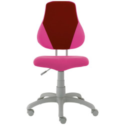 Xora OTOČNÁ ŽIDLE PRO MLÁDEŽ, světle růžová, vínově červená