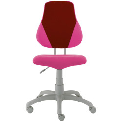 Xora OTOČNÁ ŽIDLE PRO MLÁDEŽ, světle růžová, vínově červená