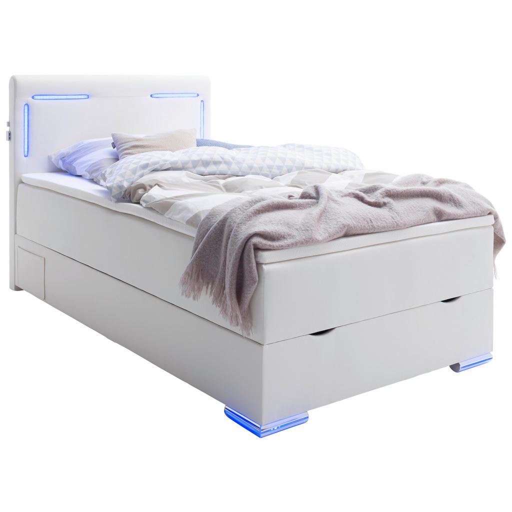 Xora POSTEL BOXSPRING, 140/200 cm, bílá