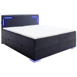 Xora POSTEL BOXSPRING, 180/200 cm, černá