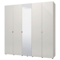 Xora ŠATNÍ SKŘÍŇ S OTOČNÝMI DVEŘMI, kašmírová, 224/226,5/56,5 cm