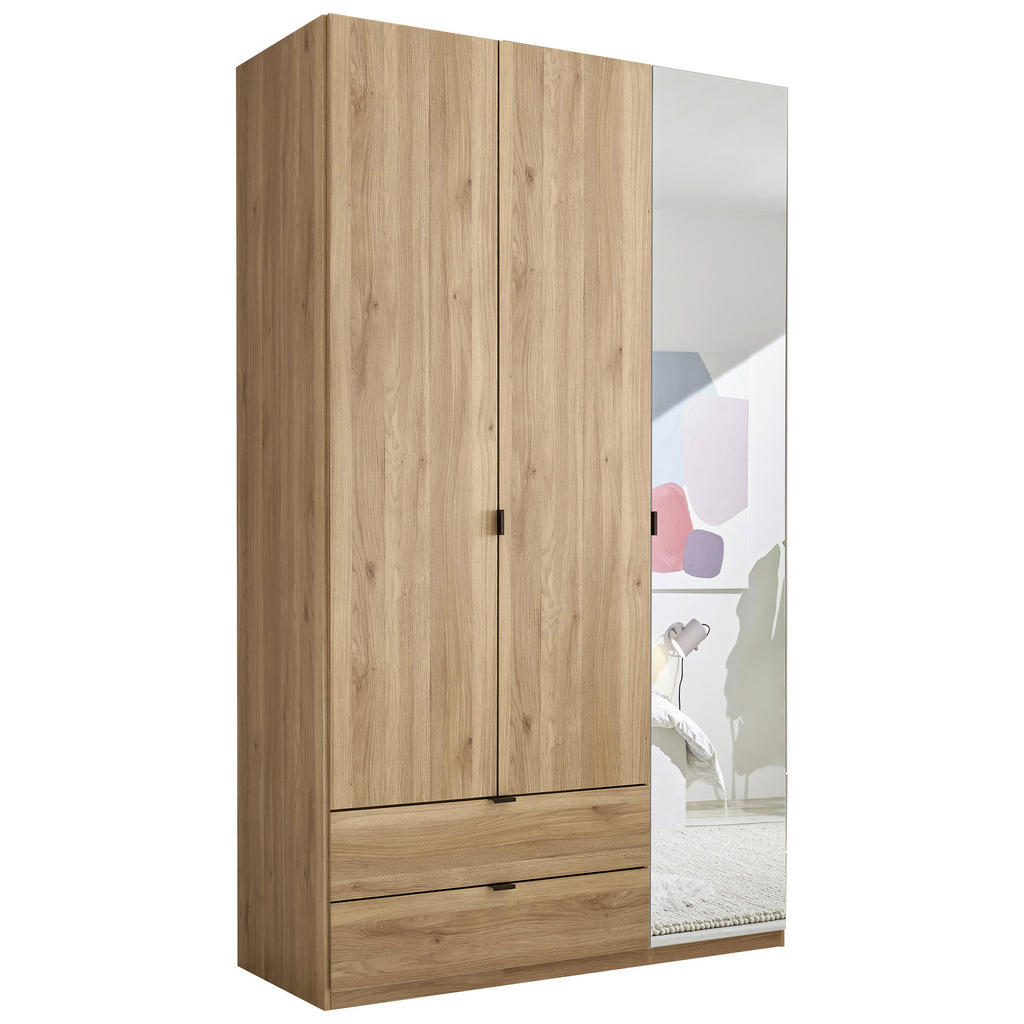 Xora ŠATNÍ SKŘÍŇ S OTOČNÝMI DVEŘMI, barvy dubu, 135,4/225,5/57 cm