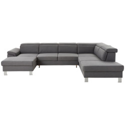 Xora SEDACÍ SOUPRAVA, textil, šedá