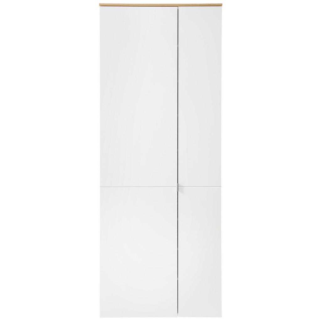 Xora SKŘÍŇ NA ODĚV, bílá, dub artisan, 78/202/38 cm