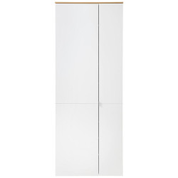 Xora SKŘÍŇ NA ODĚV, bílá, dub artisan, 78/202/38 cm
