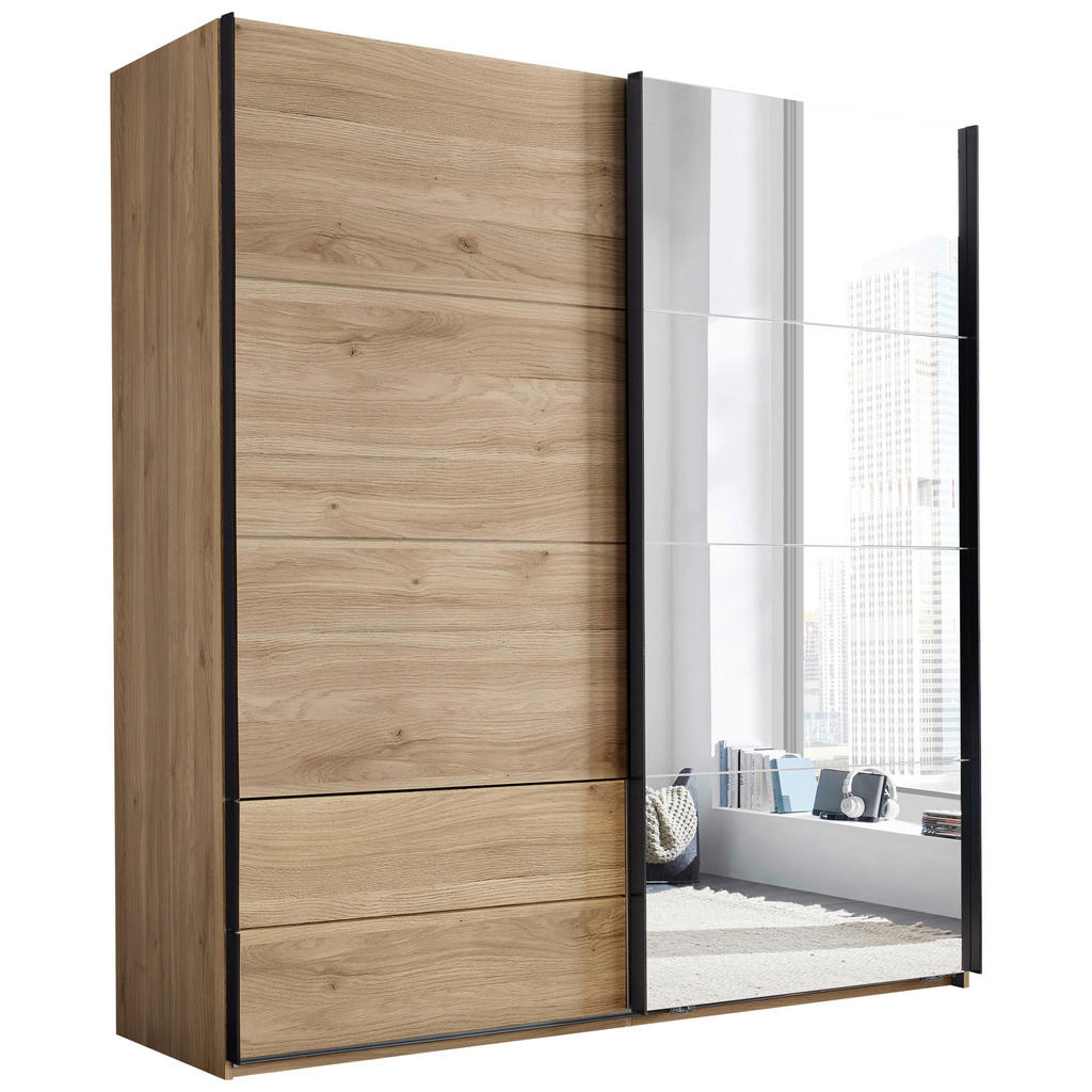 Xora SKŘÍŇ S POSOUVACÍMI DVEŘMI, barvy dubu, 215/225,5/60,5 cm