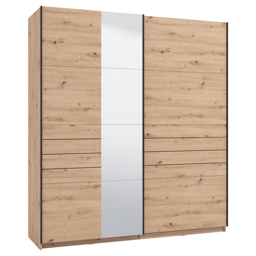 Xora SKŘÍŇ S POSOUVACÍMI DVEŘMI, dub artisan, 195/217,5/61 cm