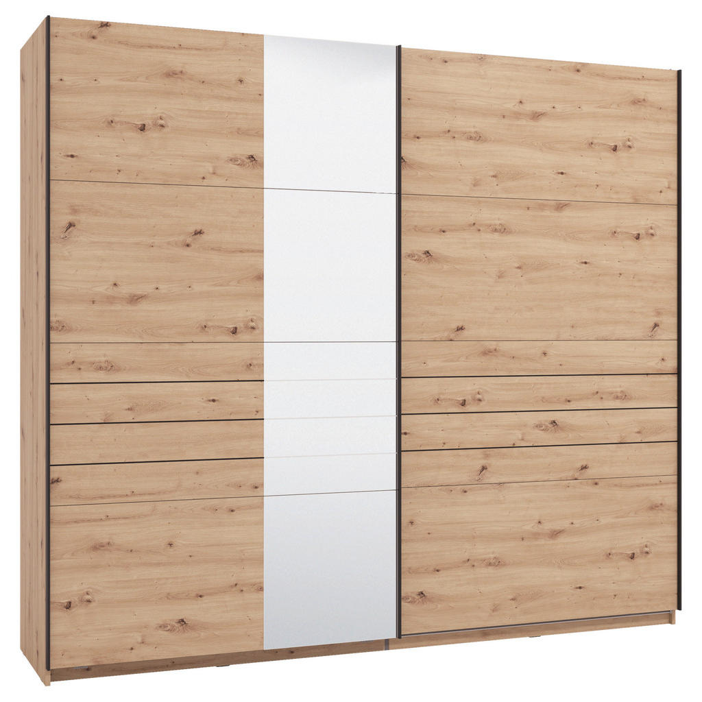 Xora SKŘÍŇ S POSOUVACÍMI DVEŘMI, dub artisan, 245/217,5/61 cm