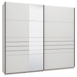Xora SKŘÍŇ S POSOUVACÍMI DVEŘMI, bílá, 245/217,5/61 cm