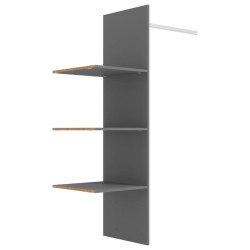 Xora VNITŘNÍ ČLENĚNÍ, šedá, 48/159/42 cm