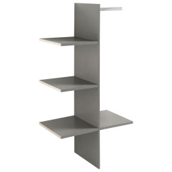 Xora VNITŘNÍ ČLENĚNÍ, šedá, 82,7/158,5/47,7 cm