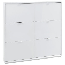 Xora VYKLÁPĚCÍ BOTNÍK, bílá, barvy nerez oceli, 127/122/18 cm