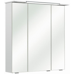 Xora ZRCADLOVÁ SKŘÍŇKA, bílá, 67/71/23,5 cm