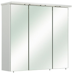 Xora ZRCADLOVÁ SKŘÍŇKA, bílá, 75/72/20 cm