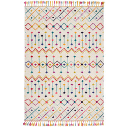 XXXL BERBERSKÝ KOBEREC, 120/170 cm, krémová, vícebarevná