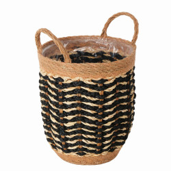 XXXL KVĚTINÁČ přírodní materiály, 24/24/34 cm
