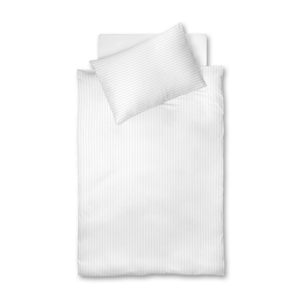XXXL POVLEČENÍ, damašek, bílá, 200/200 cm