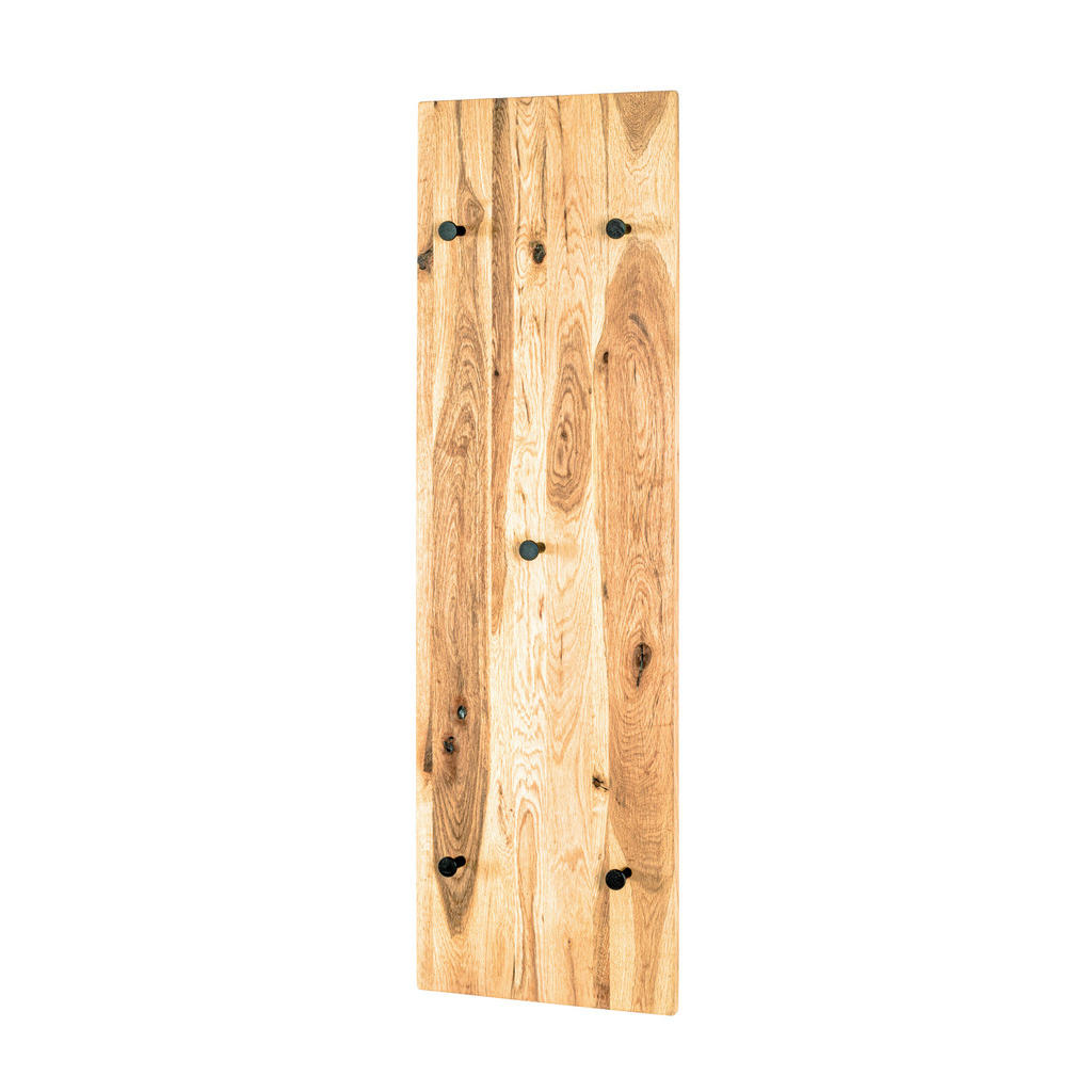 XXXL ŠATNÍ PANEL, černá, barvy dubu, dub, 30/100/6 cm