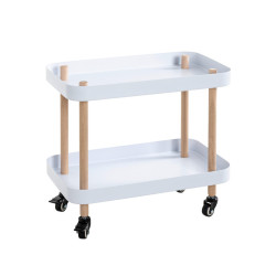 XXXL SERVÍROVACÍ VOZÍK, přírodní barvy, bílá, barvy buku, 50/30/47 cm