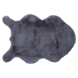 XXXL UMĚLÁ KOŽEŠINA, 55/80 cm, šedá