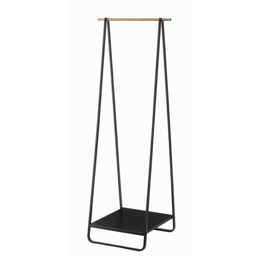Yamazaki KOVOVÝ a dřevěný věšák na oblečení - V140 cm