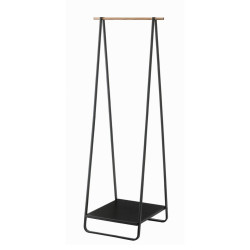 Yamazaki KOVOVÝ a dřevěný věšák na oblečení - V140 cm