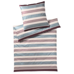 Yes for bed POVLEČENÍ, makosatén, šedá, vínově červená, 155/220 cm