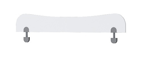 Zábrana k posteli sloane - bílá