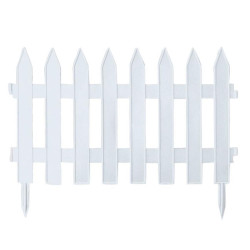 Zahradní plot Garden Classic S449 - Bílá 3220 mm