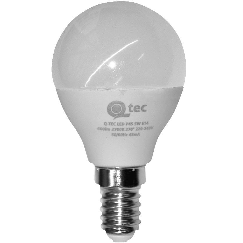 Žárovka LED QTEC P45 5W E14 2700K